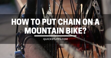 how to put a chain on a mountain bike